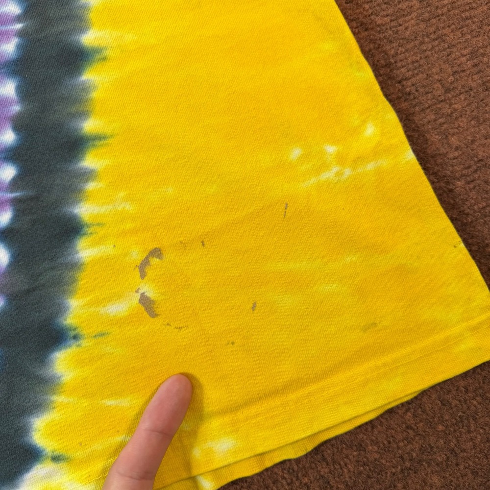 Vintage 1998 Allman Brothers Band Peakin at the Beacon Tie Dye Shirt Liquid Blue - Picture 7 of 11
